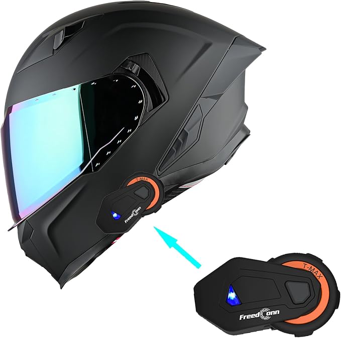 1Storm Motorcycle Full Face Helmet for Adults Men and Women Street Bike Racing Helmet DOT Approved with one Extra Clear Shield