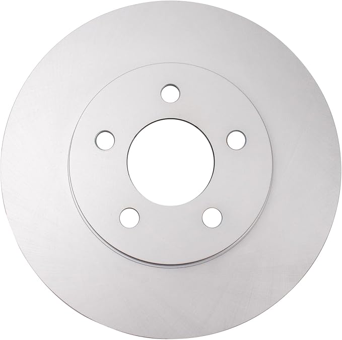 TRQ Front Brake Rotor Set Coated Compatible with 2005-2010 Ford Mustang Base Model