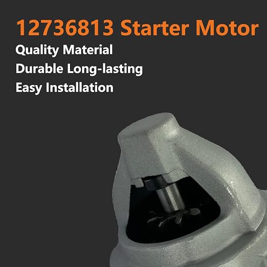 Starter Motor 12736813 Compatible with Chevry Silverado& GMC Sierra 2014-2019, Chevry Suburban& Tahoe& GMC Yukon 2015-2020
