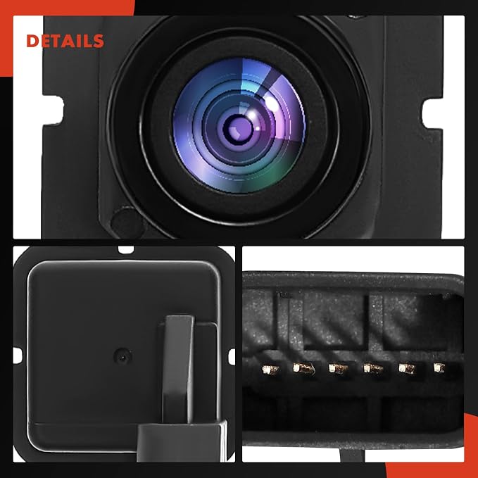 A-Premium Rear View Backup Camera C.A.P.A. Compliant Compatible with Ford | Parking Camera for Focus 2015 2016 2017 2018 - Replace# FO1960110C, F1EZ19G490A, F1ET-19G490-AC