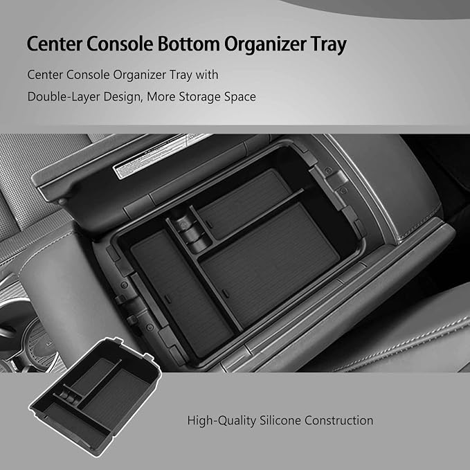 Center Console Organizer for 2026 Hyundai Palisade for 2026 Palisade (Calligraphy, Hybrid Calligraphy) Accessories (Only for 7-Seat)
