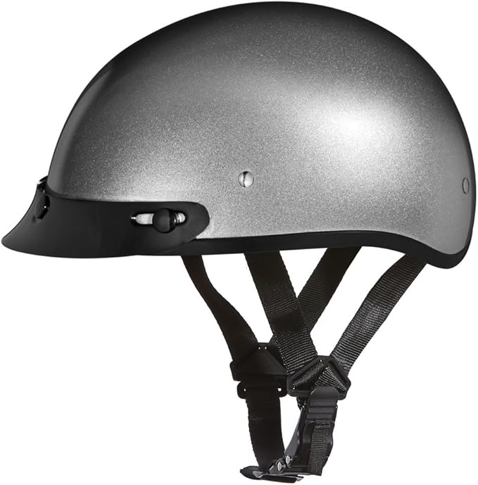 Motorcycle Helmet Half Skull Cap - Lightweight & Stylish DOT Approved Helmets for Adults - Perfect for Men and Women Riders - Comfortable & Secure Fit- Stylish Protection for Everyday Riding