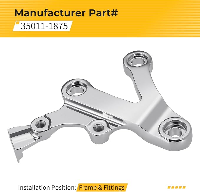 M MATI Right Footpeg Bracket for Kawasaki N-inja ZX-6R ZX600 N-inja ZX-9R ZX900 1998-2003 Z-ZR 600 2005-2008 35011-1875