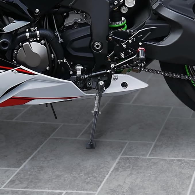 Xitomer 3 inch Adjustable Kickstand Compatible with Ninja ZX-6R / ABS 2013-2026 & ZX 6R KRT Edition 2016-2019, 2023 & ZX6R 30th Anniversary Edition 2015 Motorcycle Adjustable Side Stand