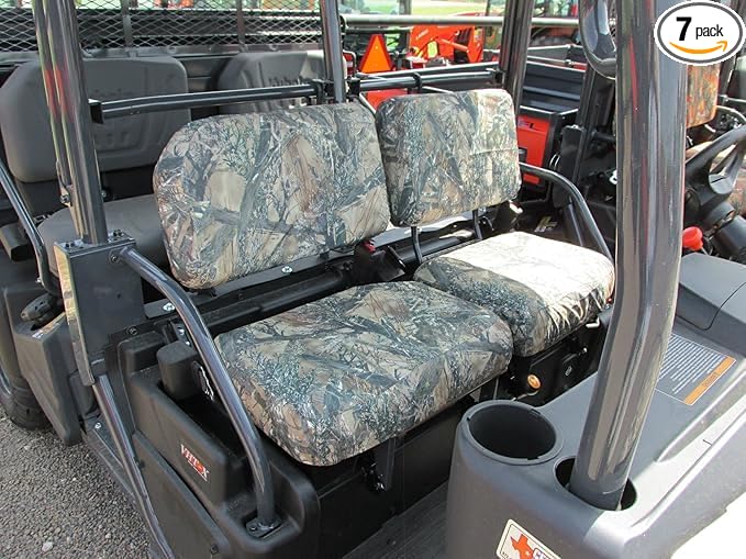 Durafit Seat Covers, for 2015 and Newer Kubota RTV X1140, Seat Covers for Front and Rear Seats Made in MC2 Camo Waterproof Endura