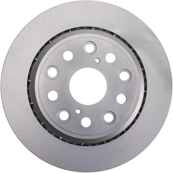 TRQ Rear Brake Rotor Set G Coated Vented Compatible with 2007-2017 Lexus LS460