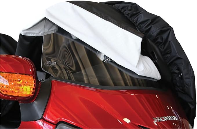 Nelson Rigg USA Defender Extreme Motorcycle Cover; Waterproof; Outdoor All Weather; Fade Resistant; Ventilated; Reflective; Lock Grommets; Storage Bag (Large)