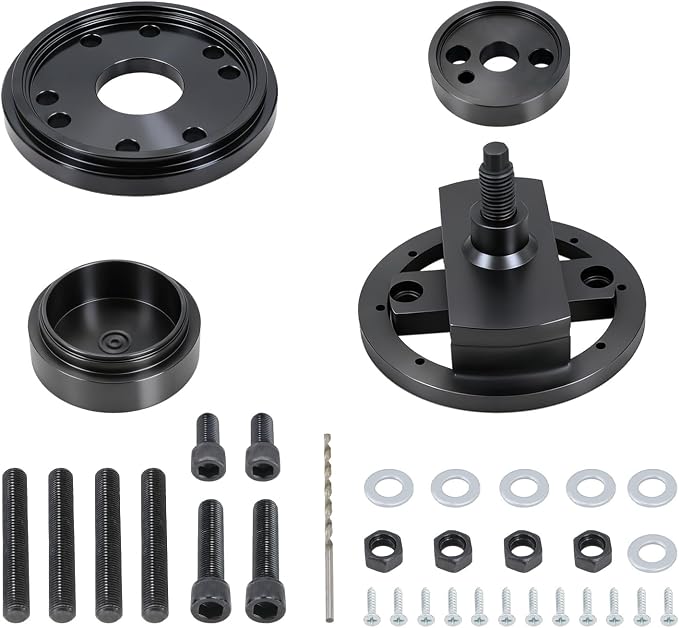 Front+Rear Crankshaft Seal Remover & Installer with Wear Sleeve Installer Tool Set for 1989-2016 Cummins 3.9L 5.9L 6.7L B Series ISB ISL QSB 5.9L Replace 3824498 3824500 3164660 3824078