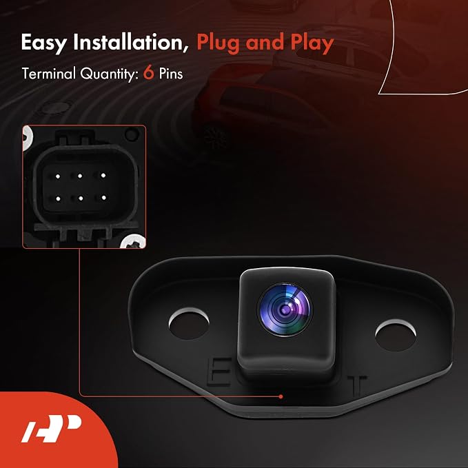 A-Premium Rear View Backup Camera Compatible with Toyota | Parking Camera for 2019 2020 2021 2022 Corolla