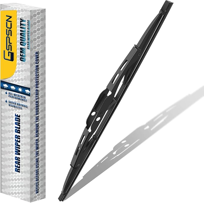 GSPSCN 13" Rear Wiper for Ford Explorer 10-06，Transit 13-10，Freestyle 07-05 /GMC Terrain 17-10，Yukon Yukon XL 20-15 /Honda CRV 16-12 Back Windshield Wiper Blade (13-1)