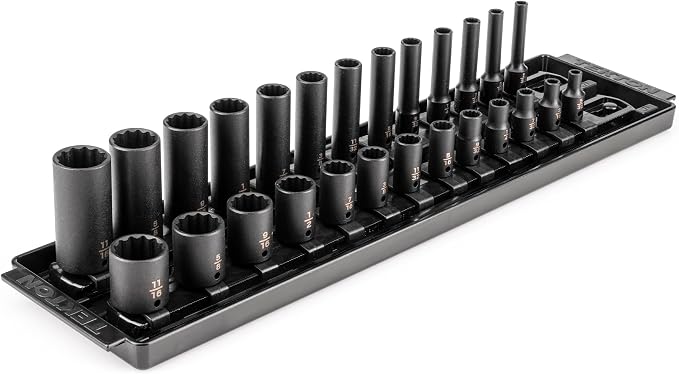 TEKTON 1/4 Inch Drive Impact Socket Set, 26-Piece | SID90203