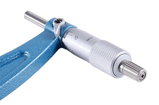 Accusize Industrial Tools 11-12'' Ultra-Precision Carbide Tipped M-Type Outside Micrometer, Resolution 0.0001'', Eg00-0012 | 11-12", Ultra-Precision, Carbide Tipped, M-Type, Resolution 0.0001", Ratchet Friction Thimble, Solid Storage Case