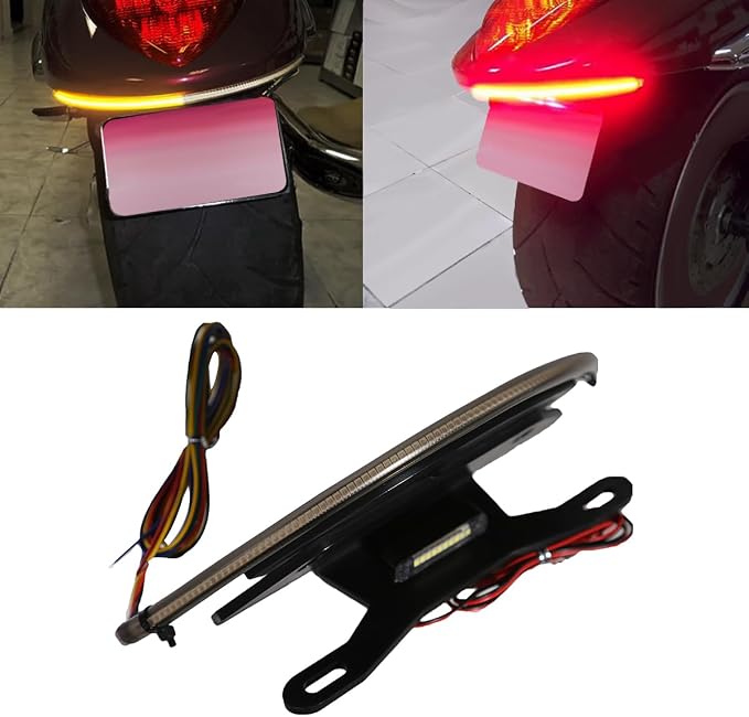 LED Rear Fender Eliminator Taillight Turn Signal Kit Compatible For Suzuki Boulevard M109R