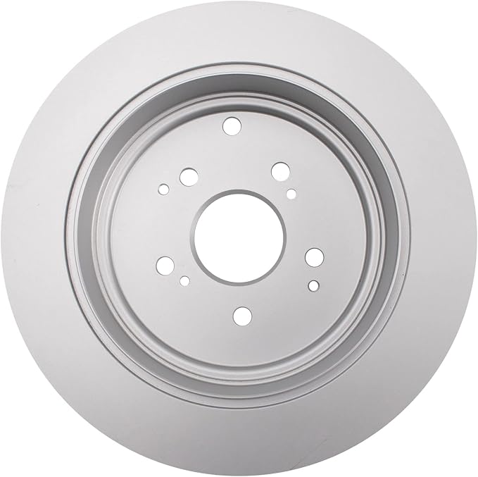 TRQ Rear Brake Rotor Set G Coated Solid Compatible with 2001-2006 Acura MDX 2003-2008 Honda Pilot