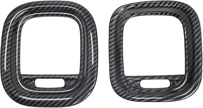 for Dodge Charger 2015-2023 Interior Accessories Air Vent Cover AC Outlet Cover Trim kit ABS Carbon Fiber