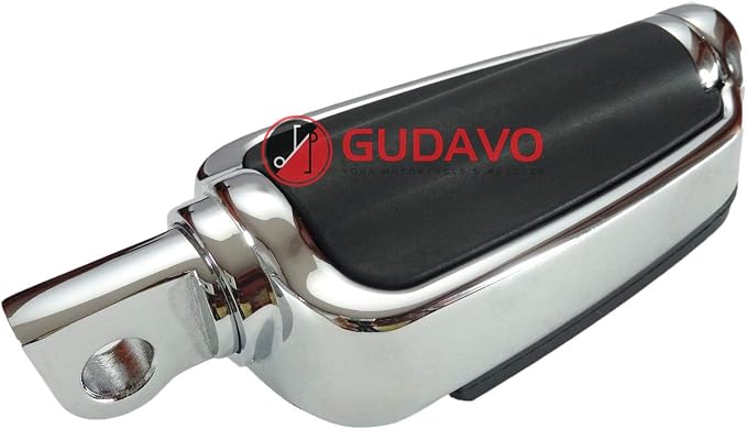 Motorcycle Aluminum Front Or Rear Foot Pegs Footboards Chrome Foot Pedal Footrests For Harley Davidson Street 750 XG750 Street 500 XG500 modele Touring 1988-2019 (Style: 8)