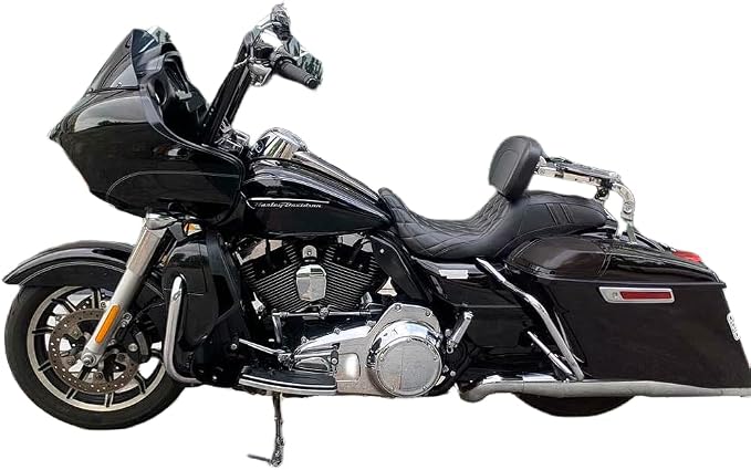 Adjustable Driver/Passenger Seat Backrest Component:Fixed Mounts (Fat Bob 18-25(Black))