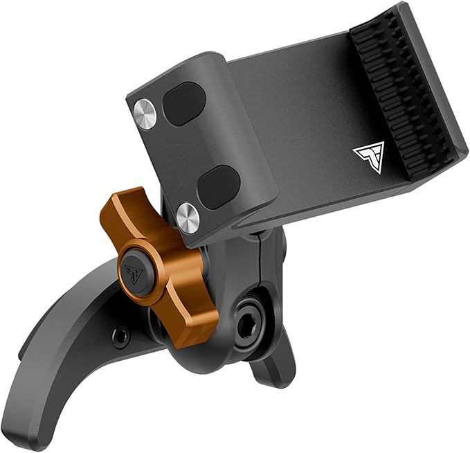 Tackform LINK Vent Phone Mount Compatible with 2016-2023 Toyota Tacoma and 2014-2021 Toyota Tundra | Aluminum | Zero Slip, Anti-Scratch | Universal Holder Compatible with iPhone, Galaxy, More | Orange