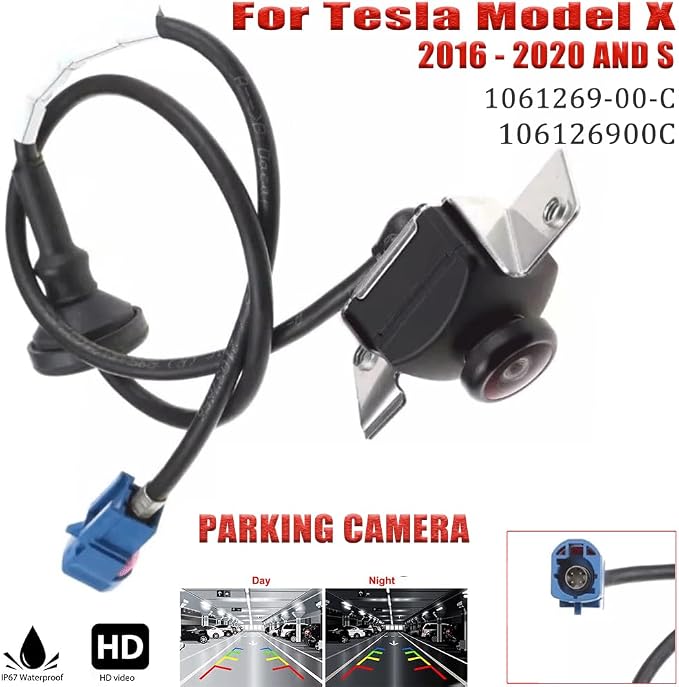 Rear View Backup Camera 1061269-00-C for Tesla Model X 2016-2020 and S