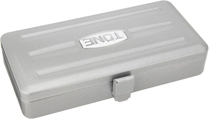 TONE 1850 1/4" SAE Size Socket Wrench Set w/Metal Case