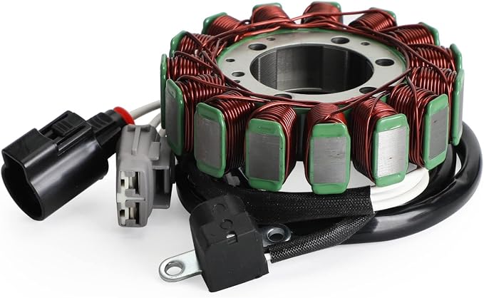 Magneto Stator+Voltage Rectifier+Gasket Fits for Yamaha YXR700 YXR700F Rhino 700 2008-2013, YXM700 Viking 700 2014-2017, YXC700 Viking 700 VI 2015 5B4-81410-00, 1XD-81410-00