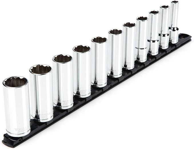 TEKTON 1/2 Inch Drive 12-Point Socket Set, 11-Piece | SHD92107