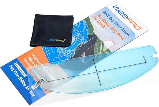 Universal Anti Fog Film for Motorcycle Helmet Visor,Helmet Face Shield Anti Fog Visor Insert,Fog Prevention Visor Lens on Cold Mornings and Rainy Days,Clear Vision Safer Rides,Simple but Effective