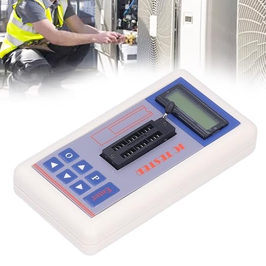 Multifunctional IC Transistor Tester, Integrated Circuit Tester with 5V 3.3V AUTO Modes for Microelectronics Engineers (no Terminal)
