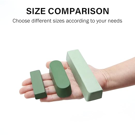 Buffing Polishing Cutting Compounds 12 Oz. Kit - Green Fine/White Medium/Red Coarse - 3 Pack