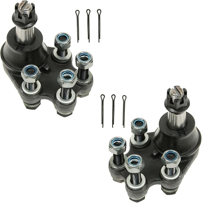 TRQ Front Lower Ball Joint Set Compatible with Chevrolet GMC 1999-03 Silverado 1500 Sierra 1500 2WD 2004-06 Silverado 1500 Sierra 1500 2WD with Front Coil Spring Suspension & More
