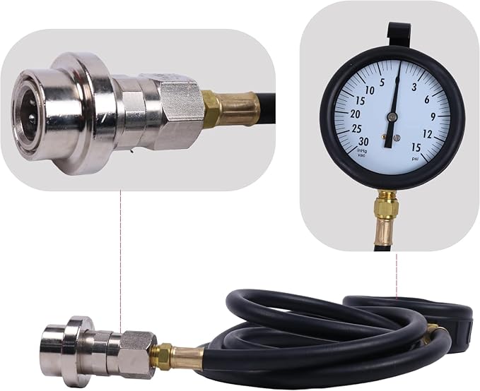 JEENDA TU-32-6 6.6 L Fuel Pressure Tester Compatible with GM Duramax Fuel System Test Kit