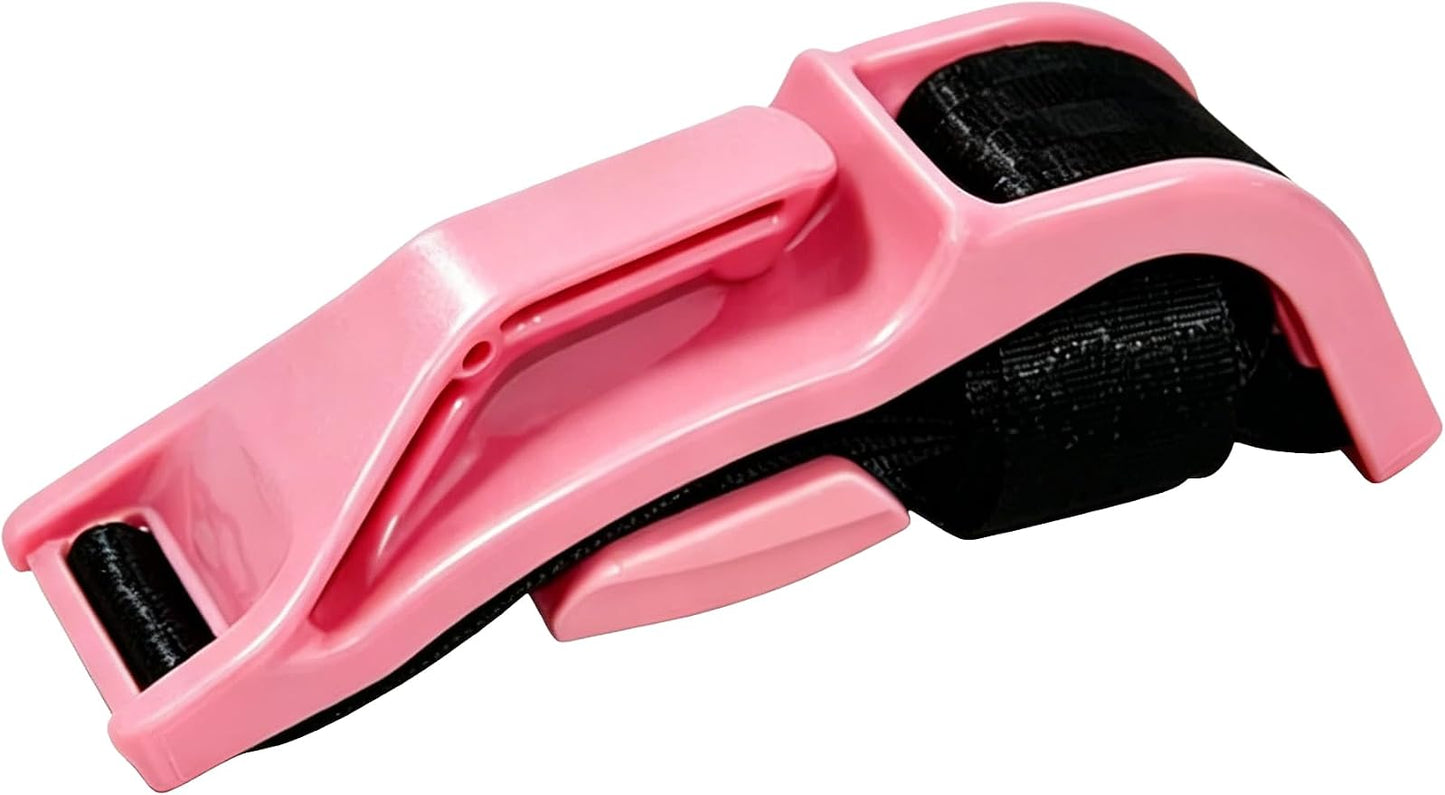 Mimibelt Car Seat Pillow for Pregnancy, Fabric Reduce Rubbing Belly, Enhance Driving and Traveling Comfort (Deep Pink)