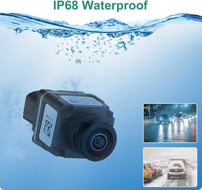5Q0980546A OE Front Camera for Audi A4 A5 Q3 Q5 S4 S5 Bentley VW Atlas Porsche Skoda Seat, GreenYi Rear Cam Replaces V15-74-003