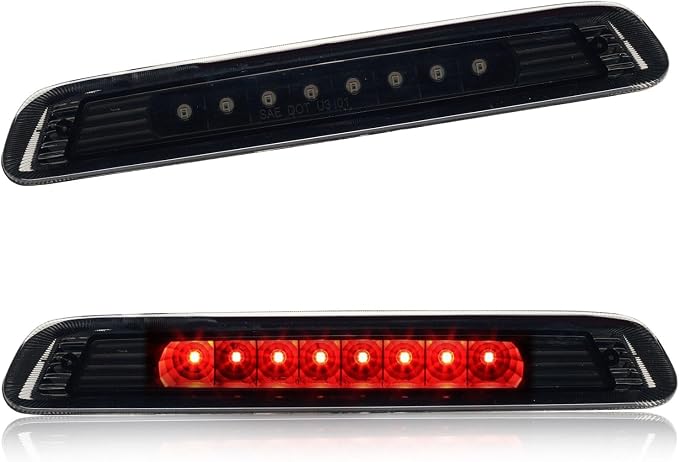Compatible with Third 3rd Brake Light LED Toyota 2003-2009 4Runner, High Mount Rear Brake Lights Assembly, Waterproof Center Cab Lamp Stop Light (Not Fit Models with Rear Spoiler)