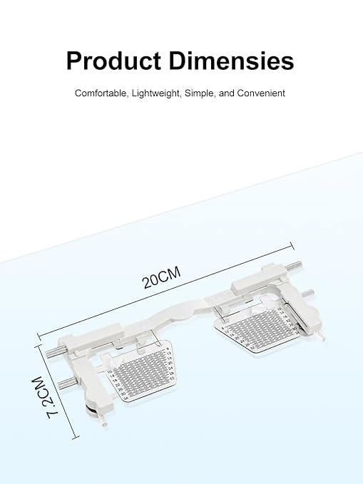 Pupilometer PD Meter Ruler for Progressive Multi-Focus Lenses - PD & PH Measuring Tool with 0.5mm Accuracy