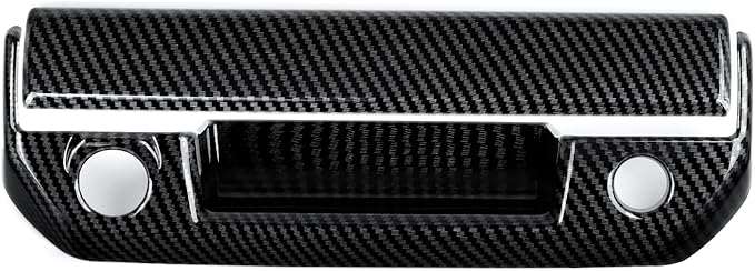Car ABS Carbon Fiber Rear Trunk Door Handle Cover Interior Trim Decal for Chevy Colorado/GMC Canyon 2023 2024 2025 Accessories