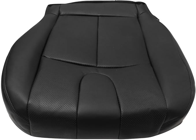 FZJDSD Black Driver & Passenger Side Bottom Perforated Microfiber Leather Replacement Seat Covers Compatible with Infiniti G37 2008 2009 2010 2011 2012 2013