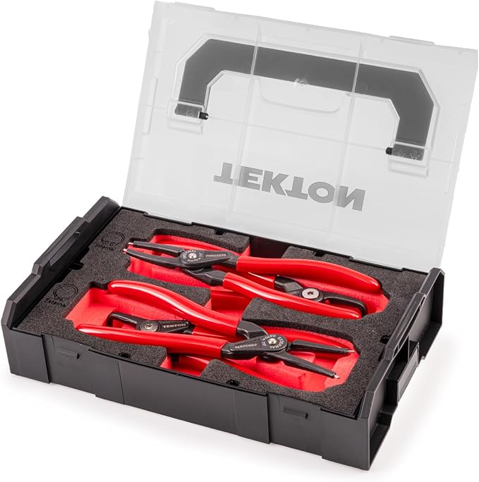 TEKTON 7 Inch Retaining Ring Pliers Set, 4-Piece | PRR96001