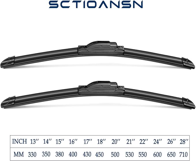 3Pcs Windshield Wipers for Nissan Rogue 2014-2021 2022 2023, Nissan Pathfinder 2013-2020, Original Equipment Automotive Replacement Windshield Wiper Blades for My Car-26"/17"/12" (Pack of 3) J- HOOK