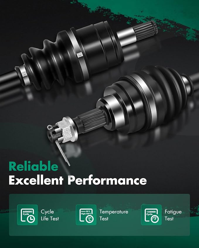 SCITOO 2 PCS CV Axle Shaft Assembly Front Left Right 2000-2005 for Honda Rancher 350 42250-HN5-672 42350-HN5-671
