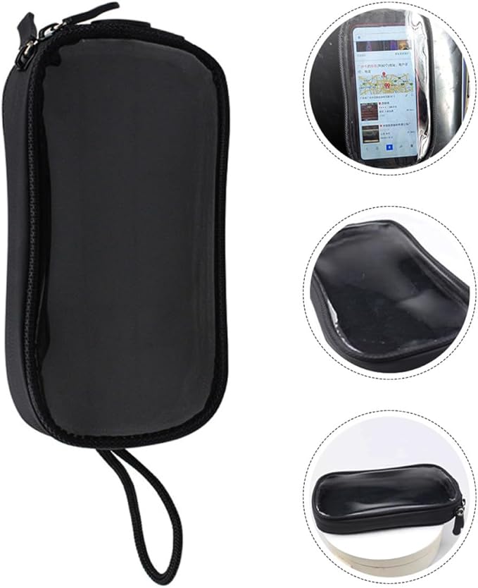 ABOOFAN Magnetic Motorcycle Tank Bag with Touchscreen Pocket, Small Waterproof Motorbike Gas Tank Bag for Navigation and Outdoor Riding Accessories