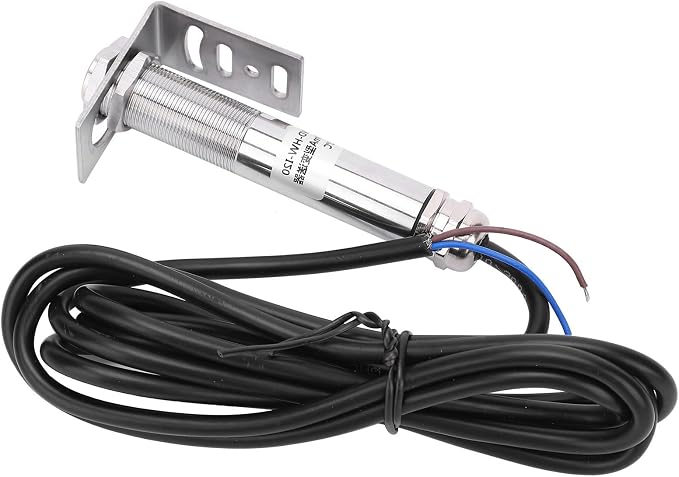 Walfront Non-Contact Infrared Temperature Sensor 4-20mA Transmitter 10-30VDC 0-200°C High Temperature Sensor
