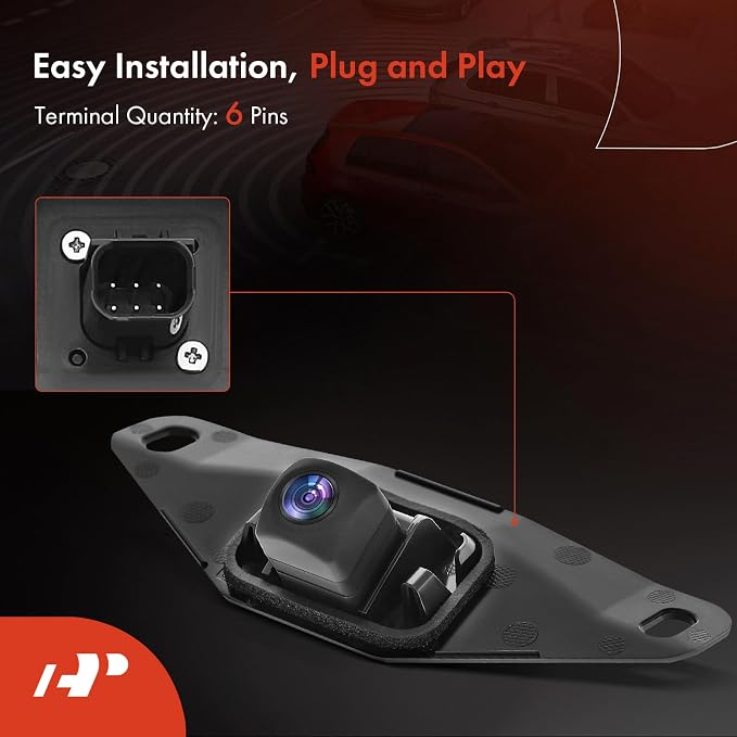 A-Premium Rear View Backup Camera Compatible with Toyota | Parking Camera for 2016 2017 Sequoia - Replace# 867900C030