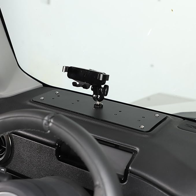 Car Central Control Multi-Function Phone Bracket Compatible with Ineos Grenadier 2020-2026 Dash Panel Cell Phone Holder Insert Accessories (Type B, Style B)