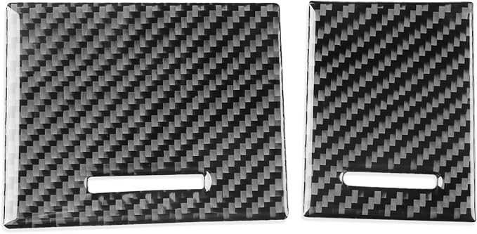 black soft carbon fiber car interior ashtray 2/piece decorative sticker suitable for Acura TSX 09-14 carbon fiber car interior