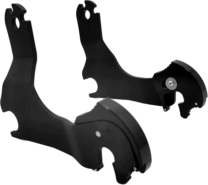 Adjustable Driver/Passenger Seat Backrest Component:Quick Release Mounts (Touring Quick Release 09-23 Matt Black)