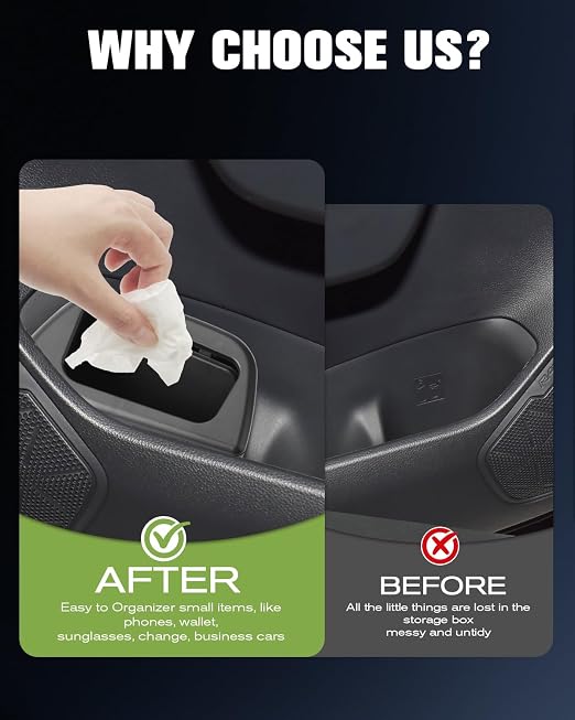 (2PCS) RAV 4 2025 Trash Can Trash Bin for Door RAV4 XSE Car Door Trashcan Trash Holder for 2019-2025 Toyota RAV4 Hybrid Accessories (LE/SE/XLE Premium/Woodland/Limited)Driver Passenger Door Trashcans