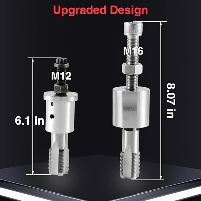 EVRBUL Upgraded Injector Sleeve Cup Removal Installation Tool Kit Compatible with Ford E-Series 7.3L,Ford F-Series 7.3L,Ford Excursion 7.3L,Ford Powerstroke 7.3L,Ford Navistar 7.3L 1994-2003