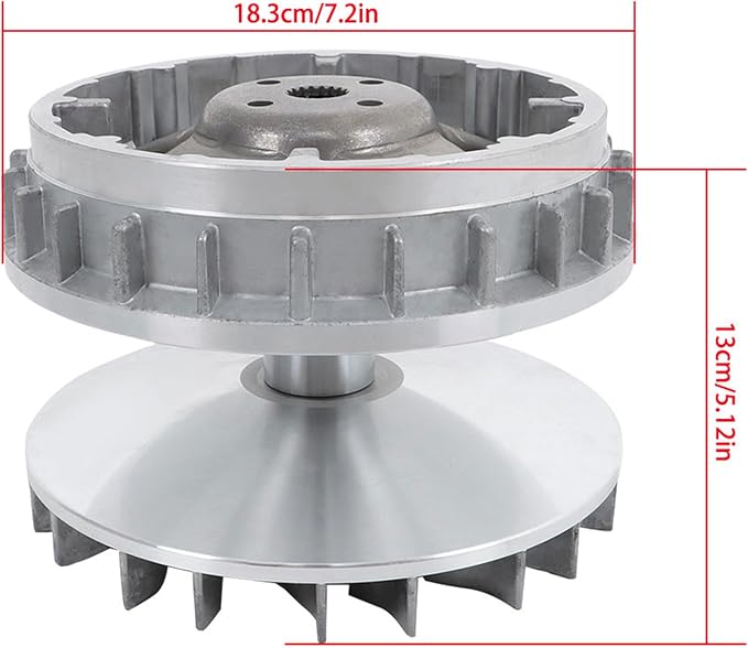 GXYWADY Primary CVT Clutch 21300-004-0000 503-01124 324700007 Replacement for HiSUN 550 750 UTV ATV MASSIMO HS 700