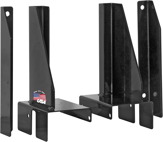 Buyers Products 5531020 Black Steel Side-Wall Extension Kit for DumperDogg® Insert, Powder-Coated Carbon Steel Capacity Expansion Brackets, Heavy-Duty Construction with Included Mounting Hardware
